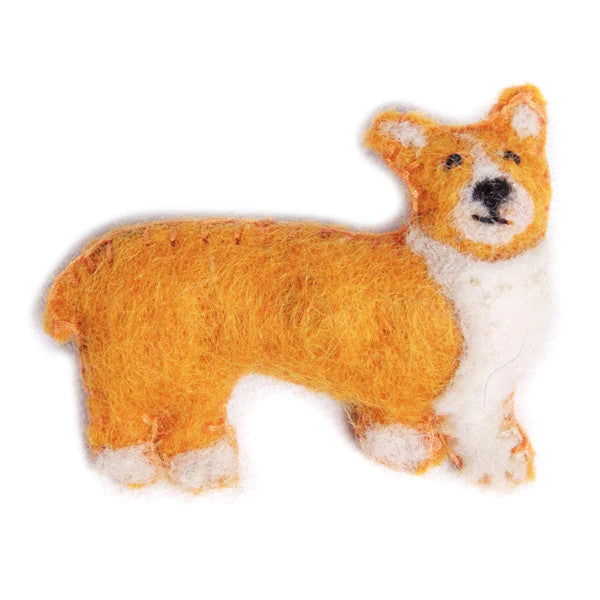 Gwyn the Corgi Brooch