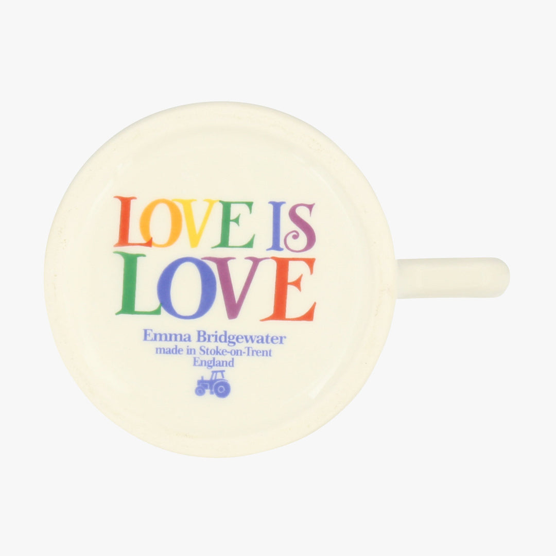 Emma Bridgewater Rainbow Toast Love is Love half Pint Mug