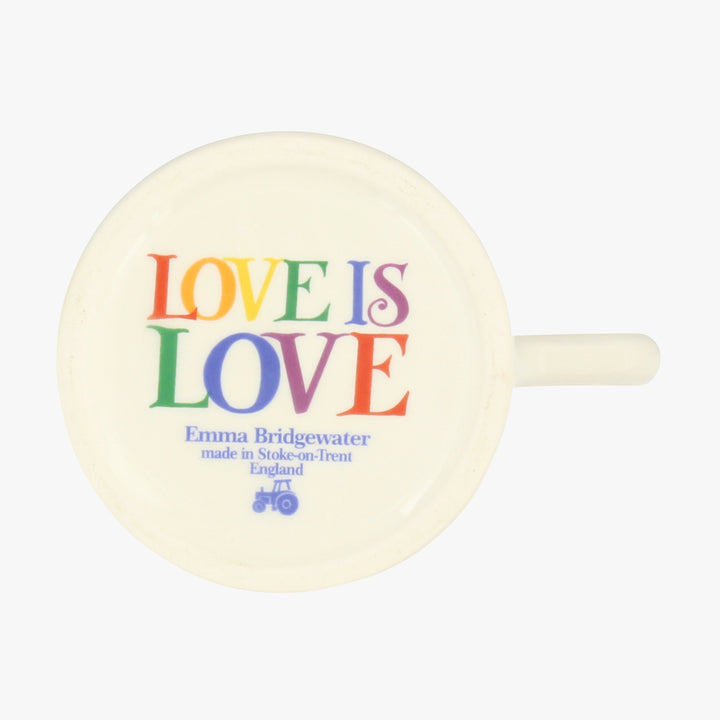 Emma Bridgewater Rainbow Toast Love is Love half Pint Mug