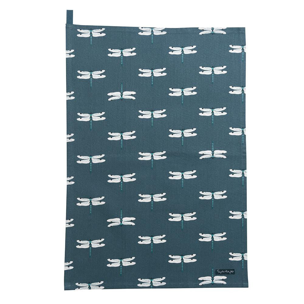 Sophie Allport Dragonfly 100% cotton Tea Towel