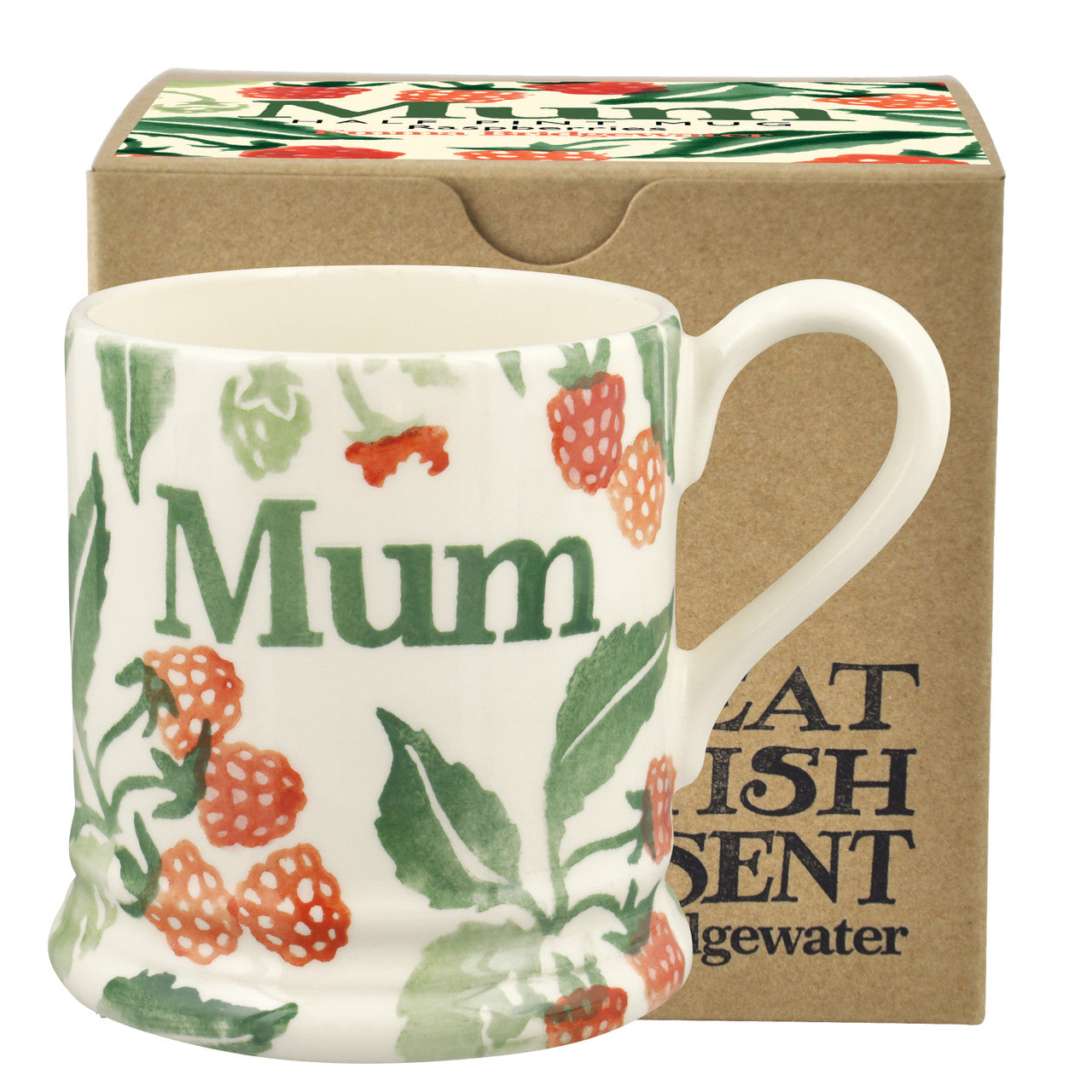Raspberries Mum 1/2 pint mug by Emma Bridgewater.
