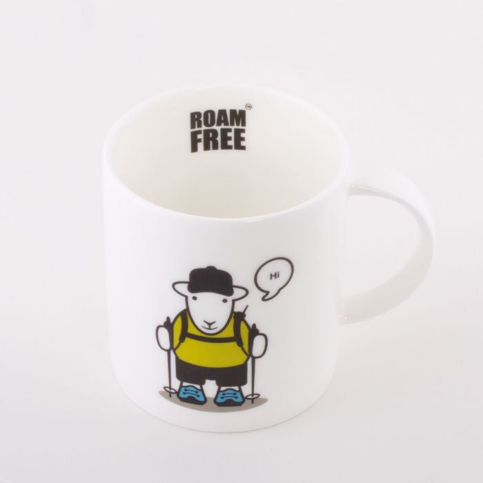 herdy Roam Free 'Joe' mug. Bone china made in England.