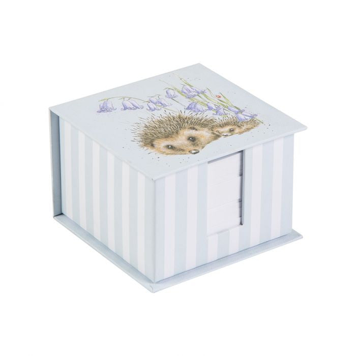 'Love & Hedgehugs' Hedgehog Memo Block  by Wrendale Designs.