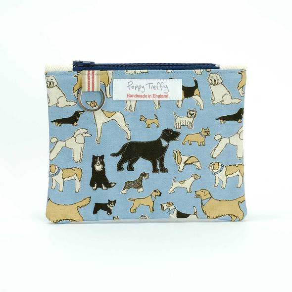 Four Legged Friends Flat Purse with Keyring by Poppy Treffry.