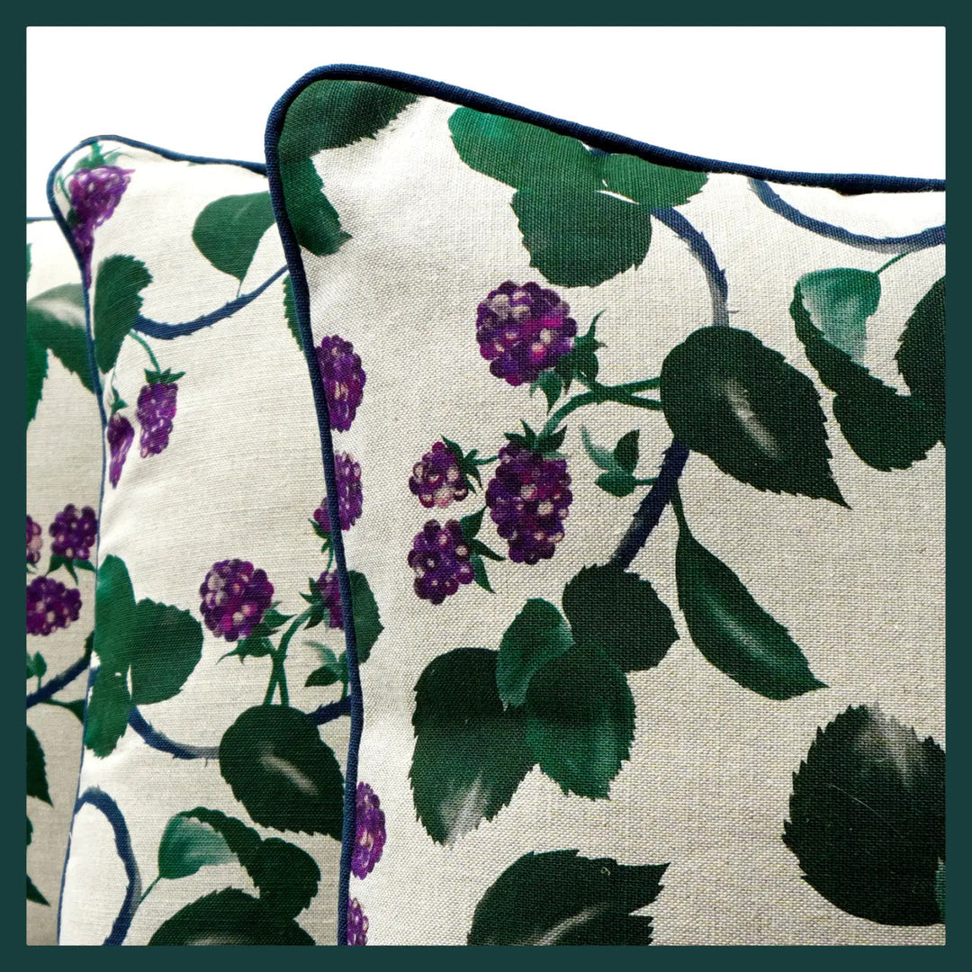Blackberry Pillow by Corinne Alexander.