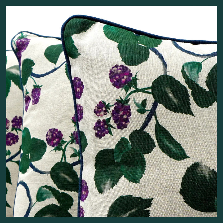 Blackberry Pillow by Corinne Alexander.