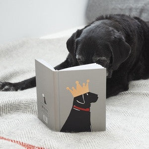 Black Labrador Notebook from Sweet William Designs