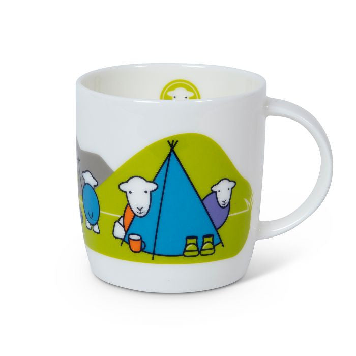 herdy camper mug. Made in England.
