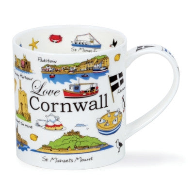 Dunoon Orkney Love Cornwall Bone China Mug.