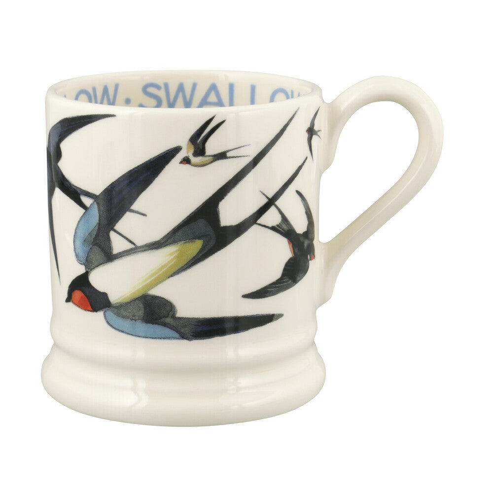 Emma Bridgewater Swallow Half Pint Mug. 