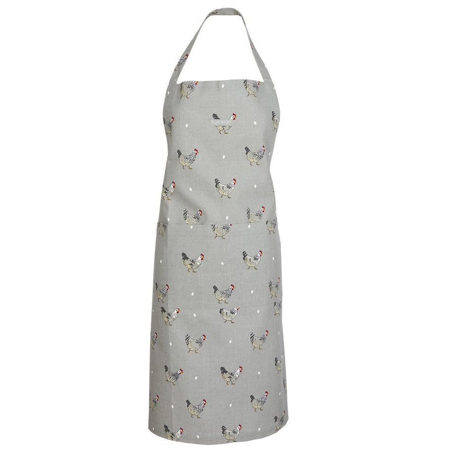 100% Cotton Chicken adult apron from Sophie Allport