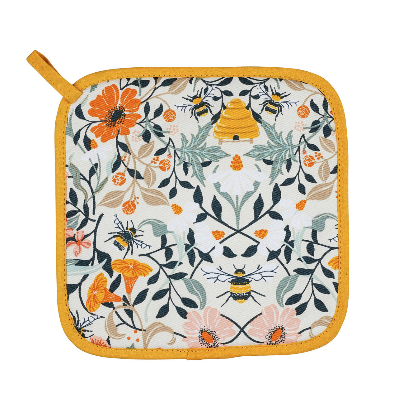 Bee Bloom Pot Mat by Ulster Weavers