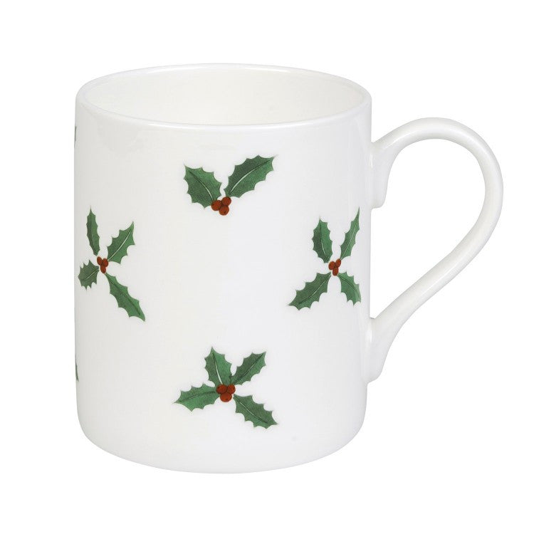 Sophie Allport Christmas Holly & Berry Mug boxed