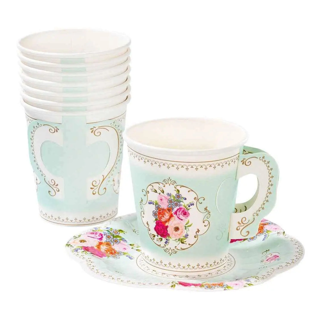 Truly Scrumptious Teacup & Saucer Set - 12 pack