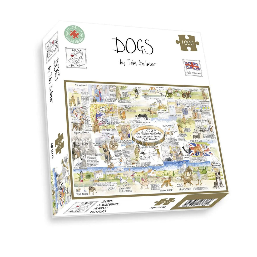 Dogs by Tim Buller 1000 Piece Jigsaw Puzzle.