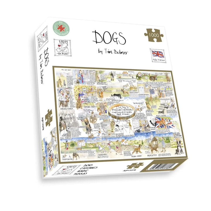 Dogs by Tim Buller 1000 Piece Jigsaw Puzzle.
