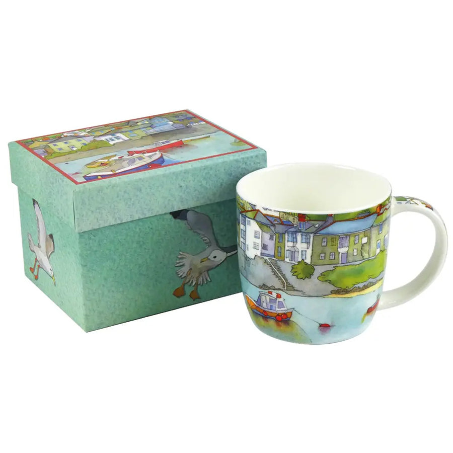 Emma Ball Harbor Houses Bone China Mug (Boxed)