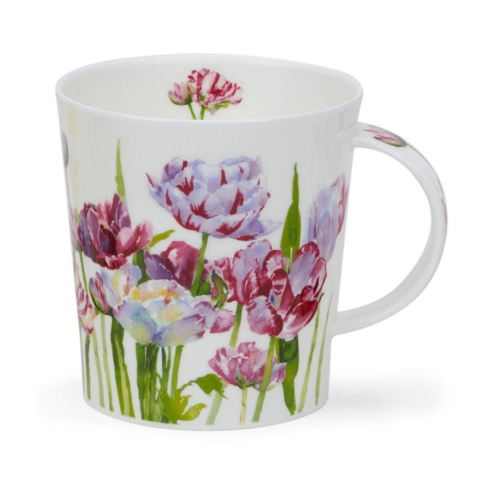 Dunoon Lomond Floral Dance Tulip mug.
