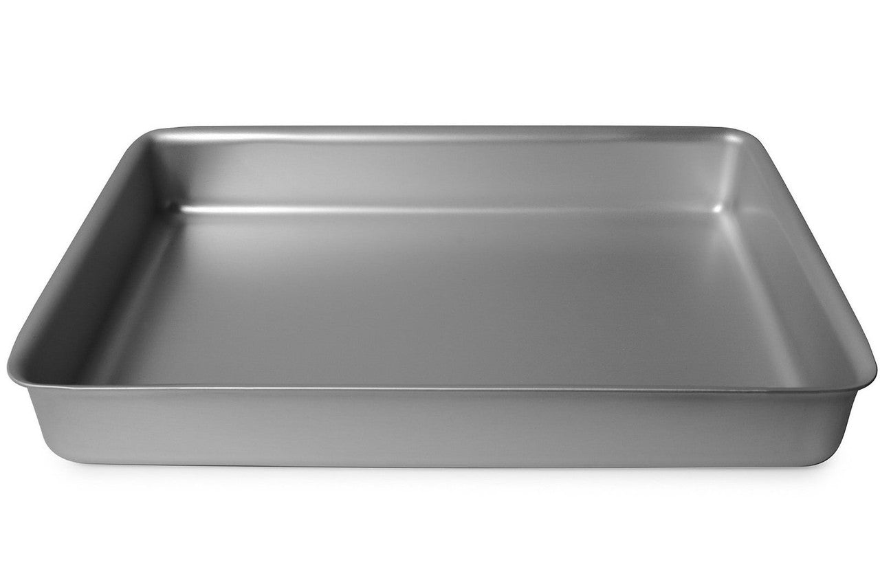16 x 10 x 2.5 Inch Large Deep Oven Roasting Pan from Silverwood Bakeware. Handmade in the UK.
