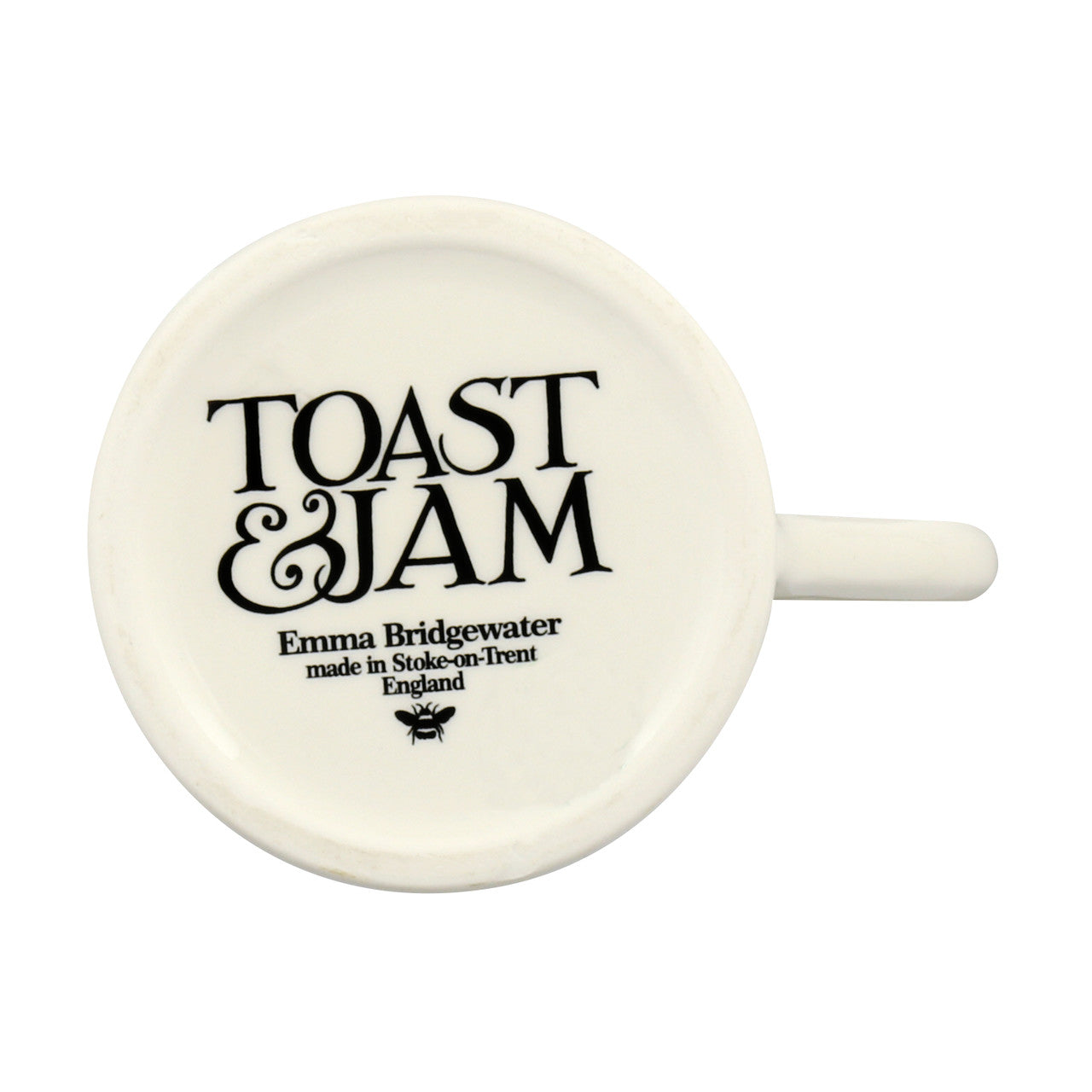 Black Toast Toast & Jam 1/2 Pint Mug