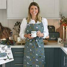 Christmas Dogs Apron by Sophie Allport.