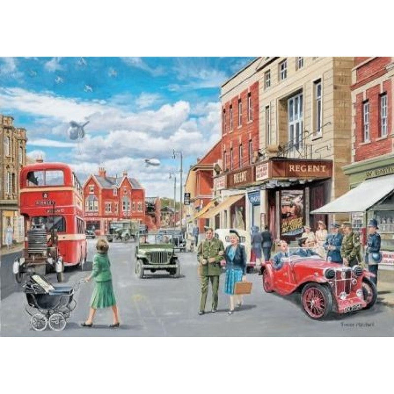 1940's High Street Jigsaw Puzzle by JHG Puzzles.
