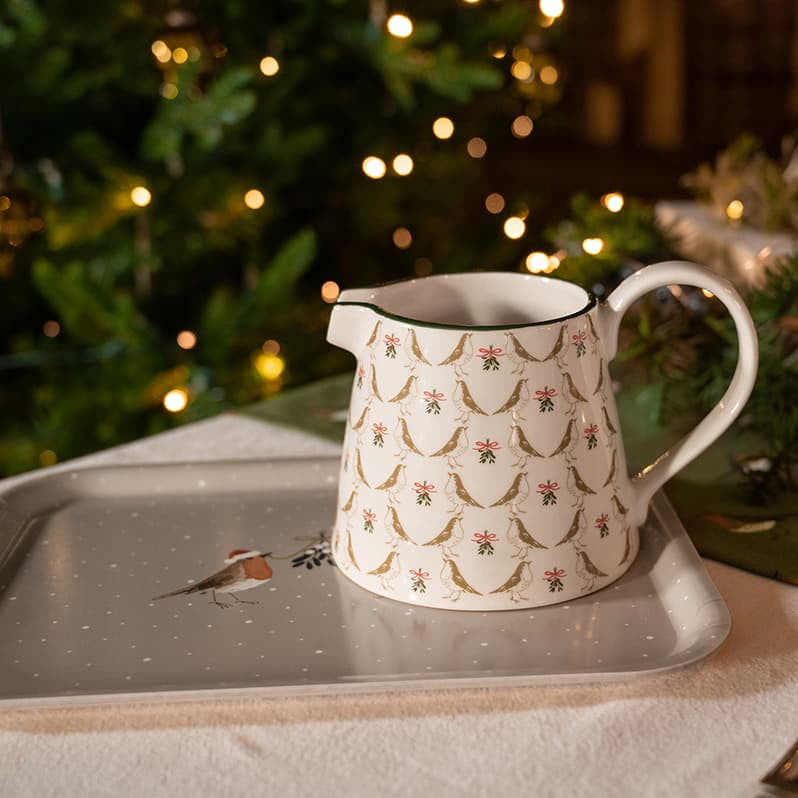 Robin Large Stoneware Jug by Sophie Allport.