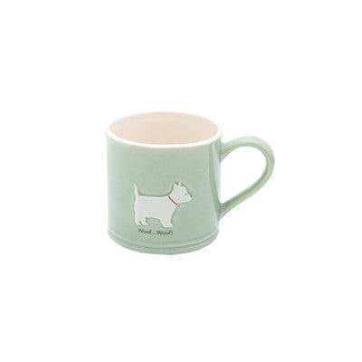 Westie Green mug from Bailey & Friends