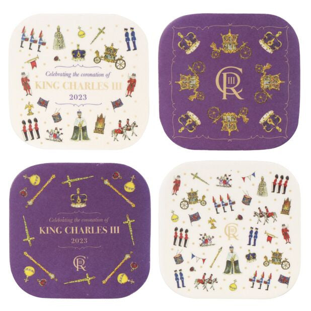 Milly Green Coronation Set of 4 Coasters