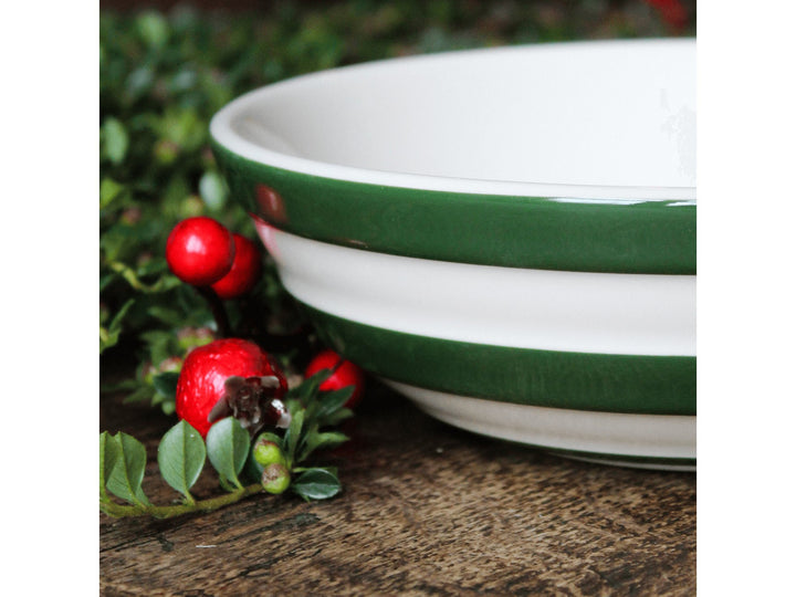 Cornishware Cereal Bowl - Adder Green