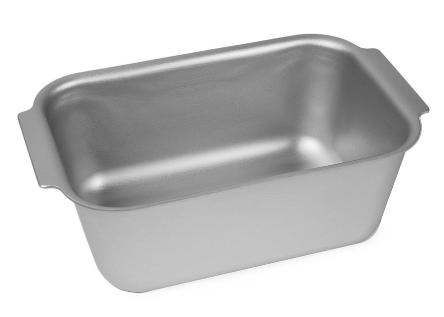1lb Loaf Pan with Rounded Corners from Silverwood Bakeware. Handmade in the UK.