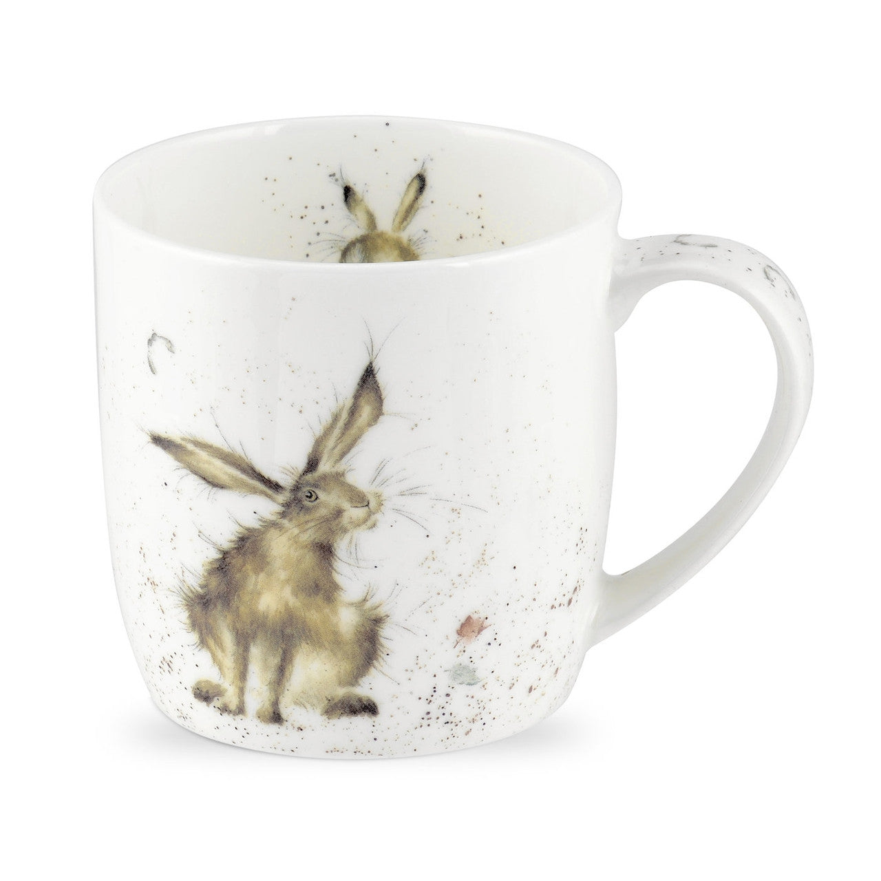 'Good Hare Day' Bone China Mug from Wrendale Designs by Royal Worcester.