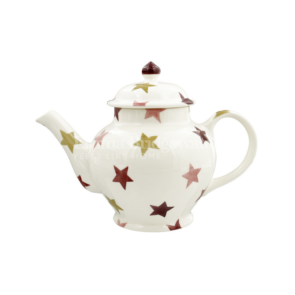 Emma Bridgewater Pink & Gold Stars 3 Mug Teapot