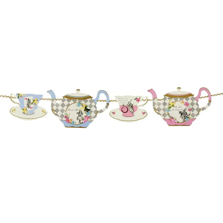 Truly Alice Teapot Bunting
