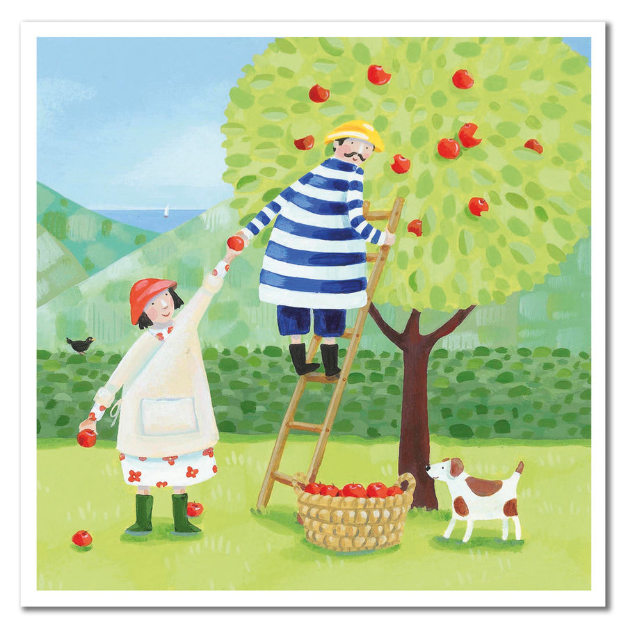 Summer Harvest Greetings Card by Emma Ball