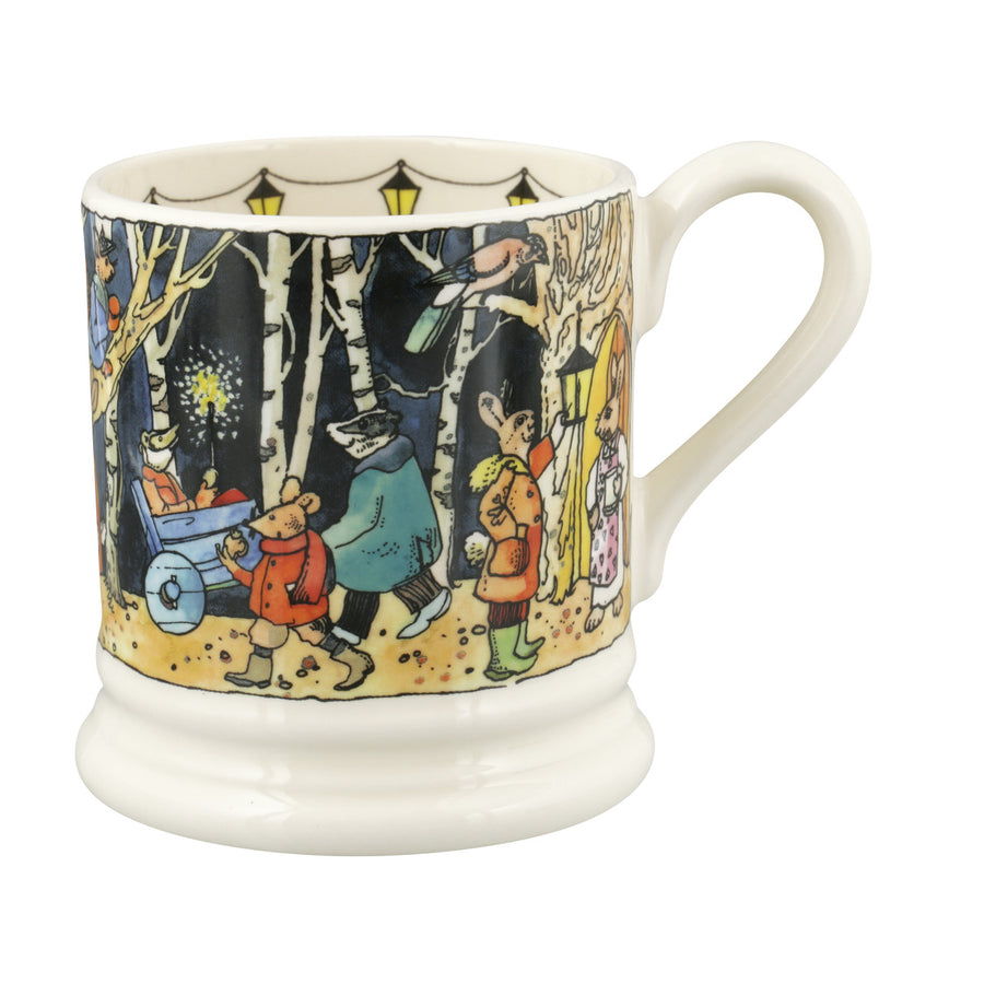 Emma Bridgewater Year In The Country Fireworks 1/2 pint mug. Hand made in England.