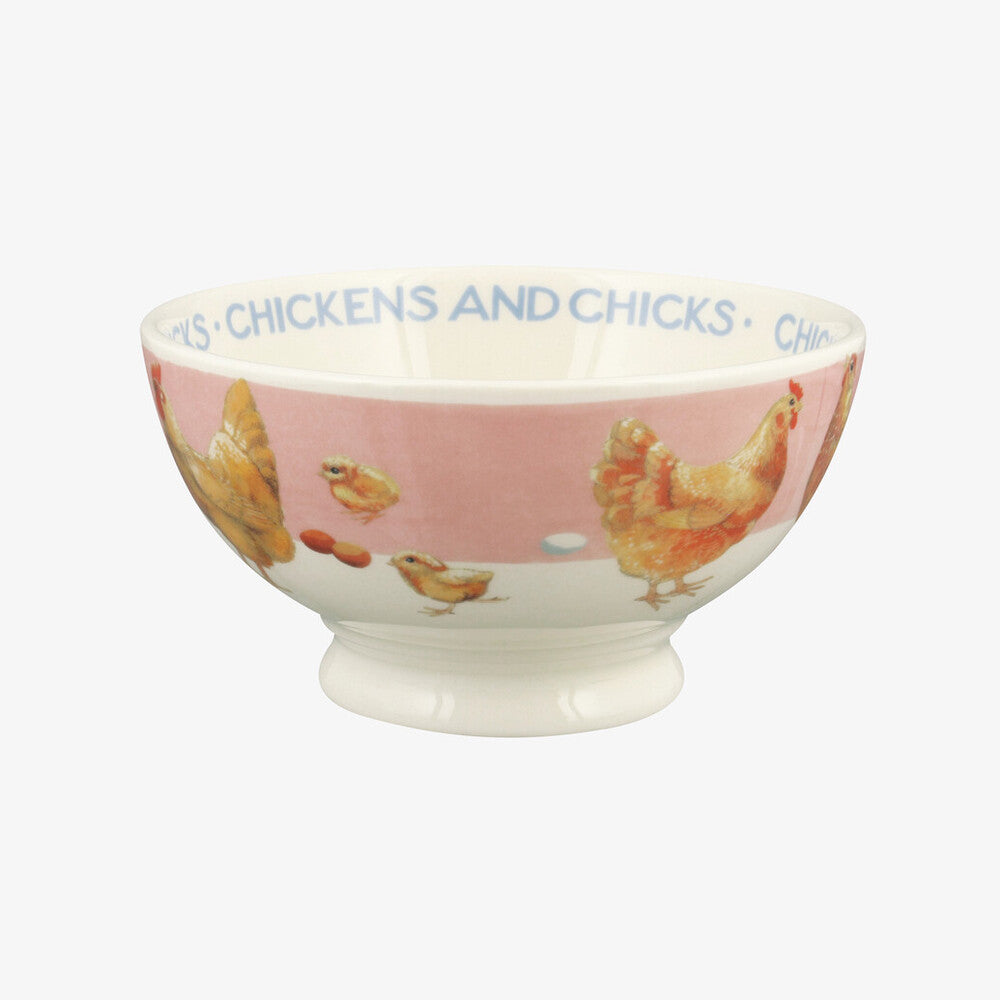 Emma Bridgewater Chickens & Chicks French Bowl. Handmade in England.