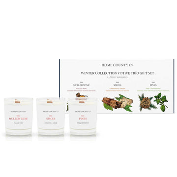 Winter Collection Votive Trio Gift Set by Home County Candles Image