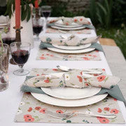 Sophie Allport Poppy Meadow Set of 4 Napkins