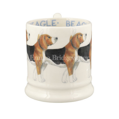 Emma Bridgewater Beagle Half Pint Mug. Handmade in England.