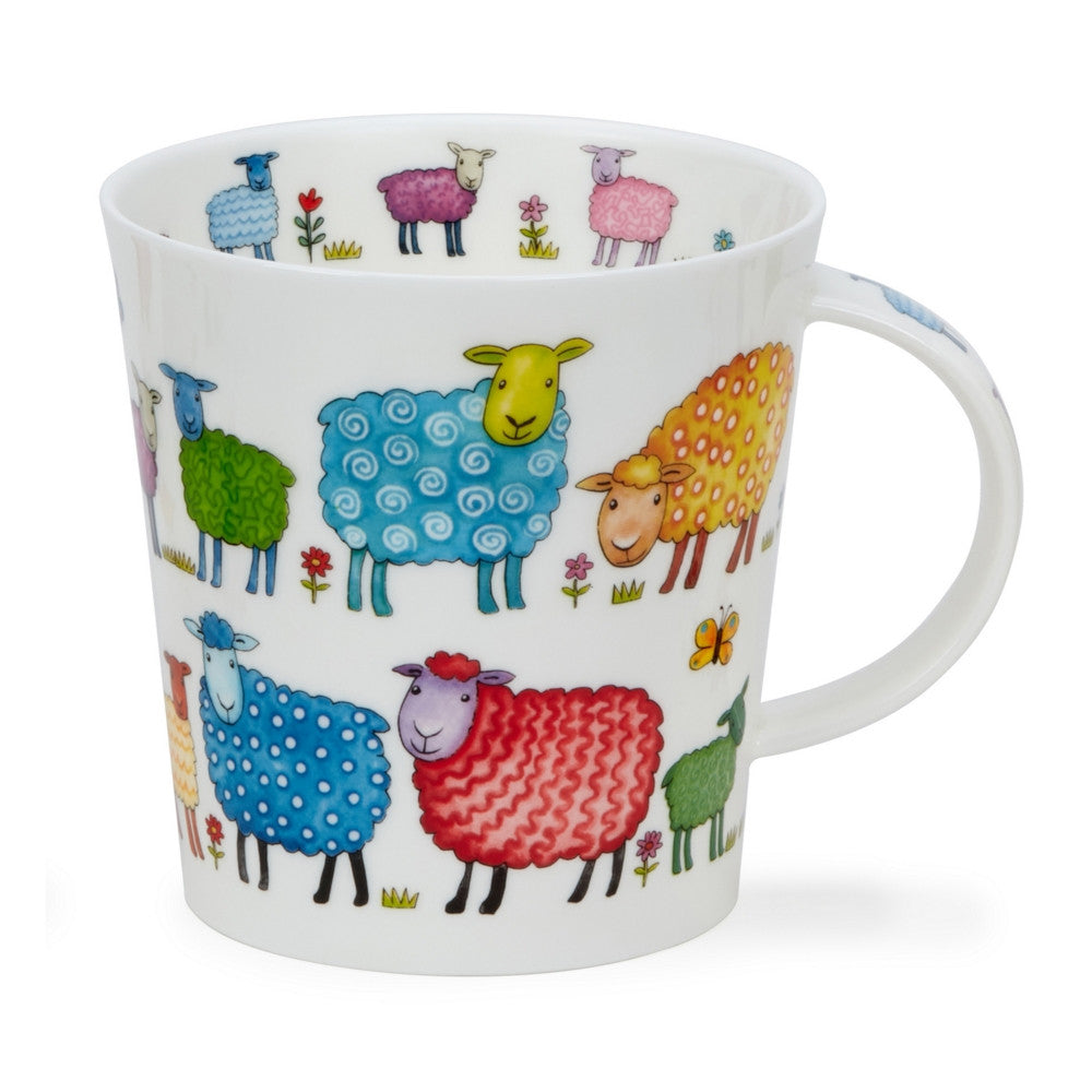 Dunoon Cairngorm Bright Colors Sheep Fine bone china mug