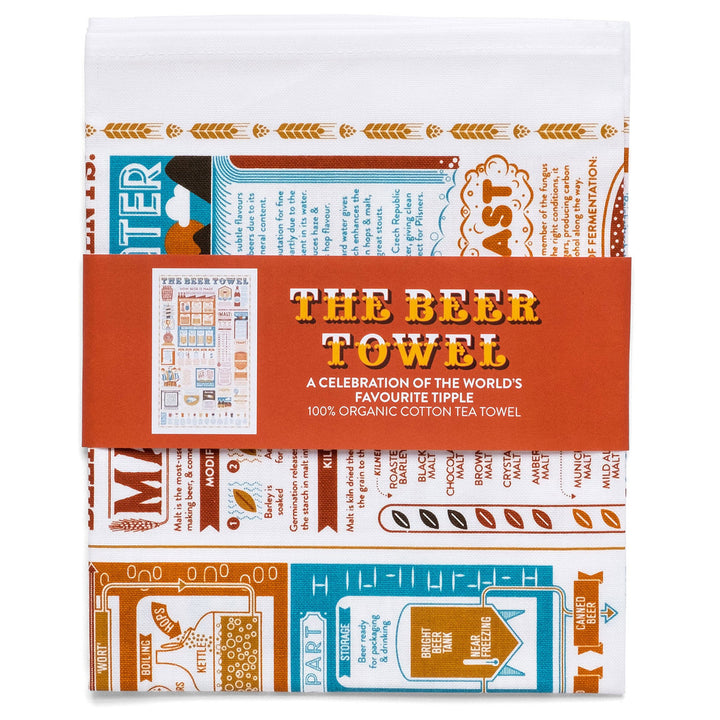 The Beer Tea Towel by Stuart Gardiner.