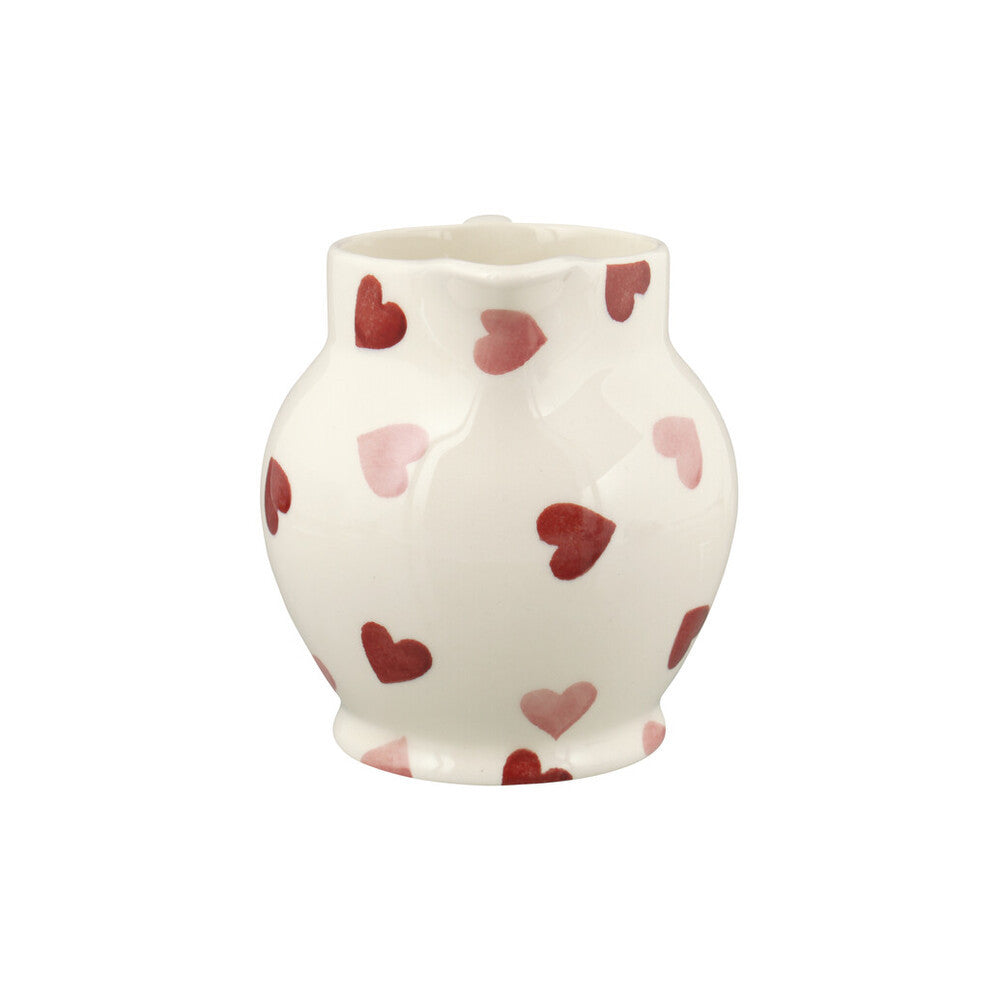 Emma Bridgewater Pink Hearts 1/2 pint jug.
