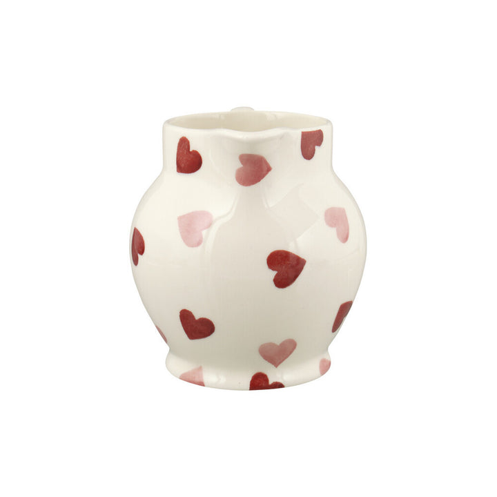 Emma Bridgewater Pink Hearts 1/2 pint jug.