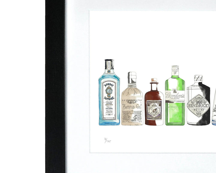 Gin Print by Corinne Alexander