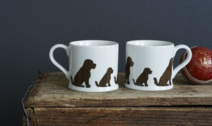 Pottery Cockapoo mug from Sweet William Designs.