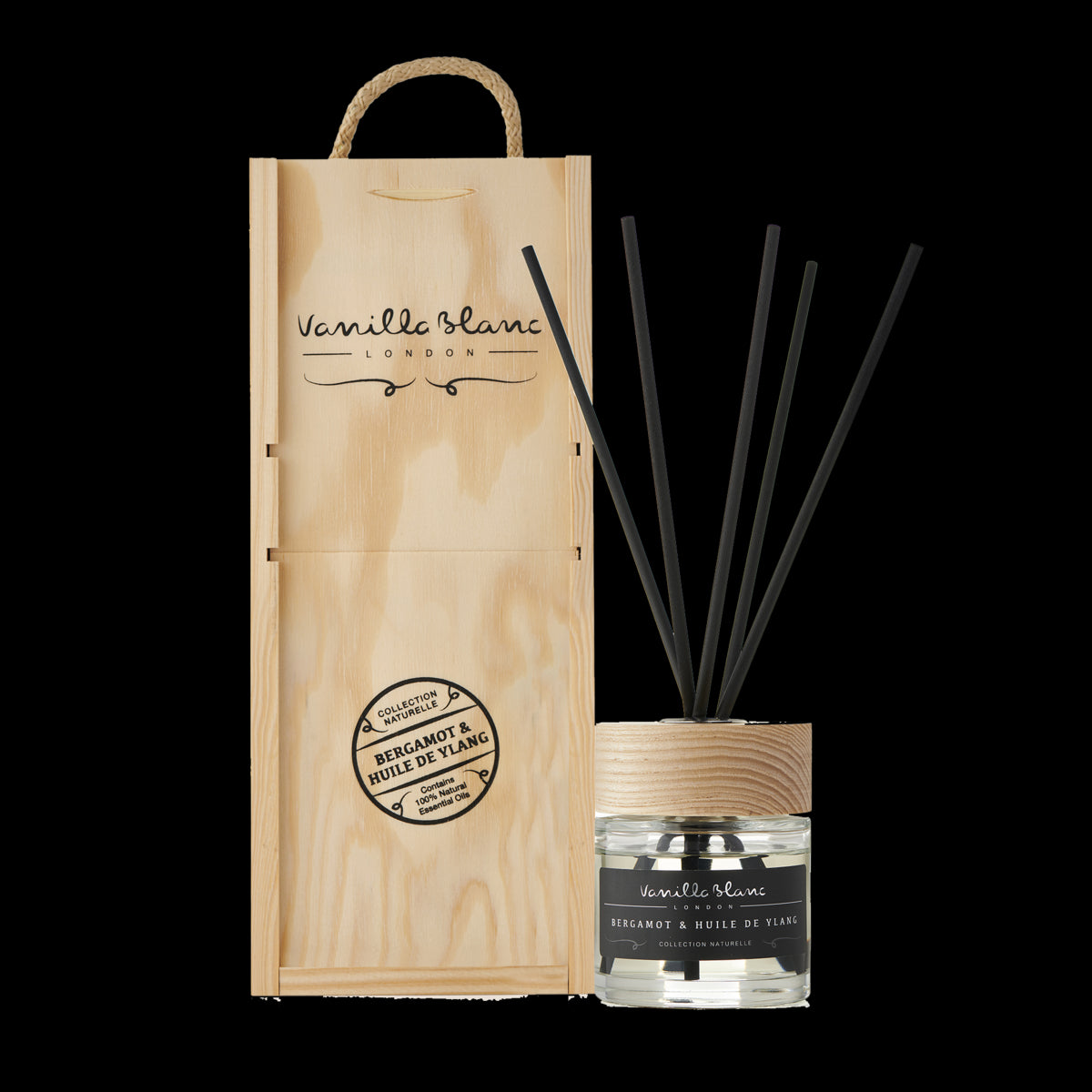 Bergamot & Huile de Ylang Natural Reed Diffuser