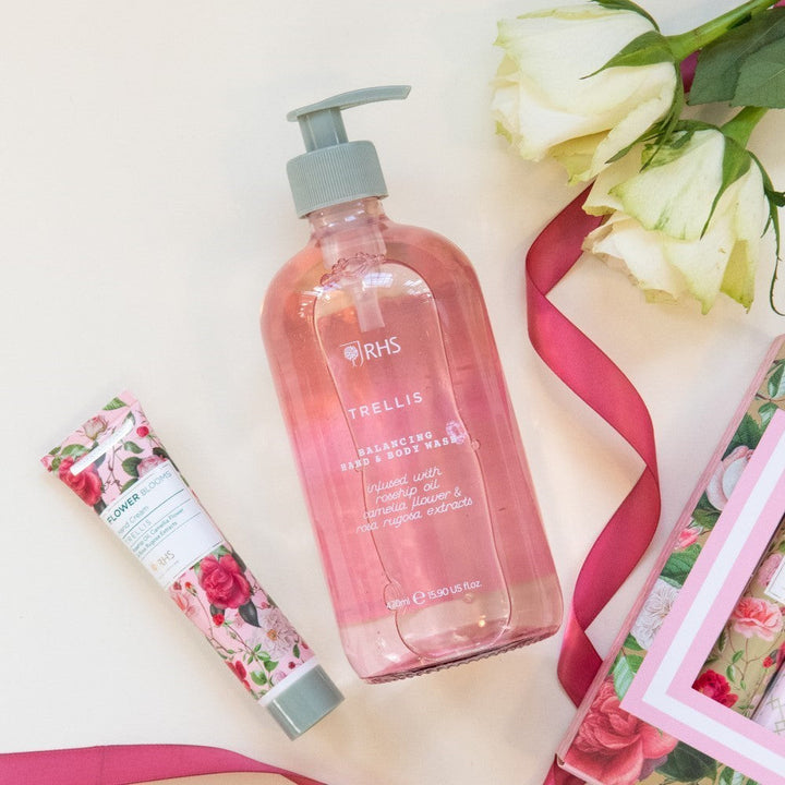 RHS Trellis Hand & Body Wash.