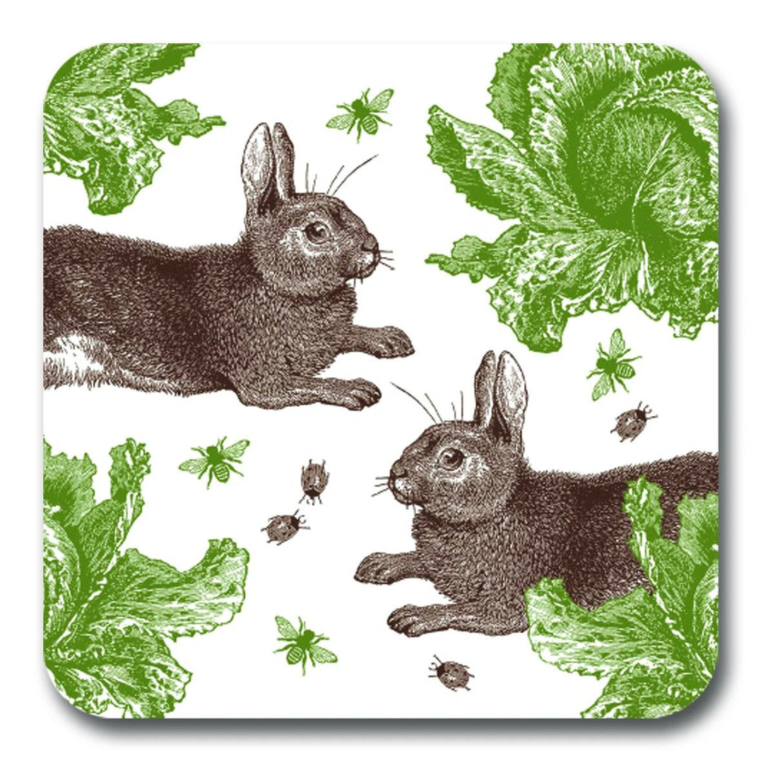 Rabbit and Cabbage Potstand by Thornback and Peel.