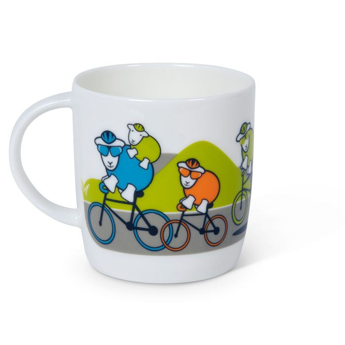 herdy cycling mug. Made in England.